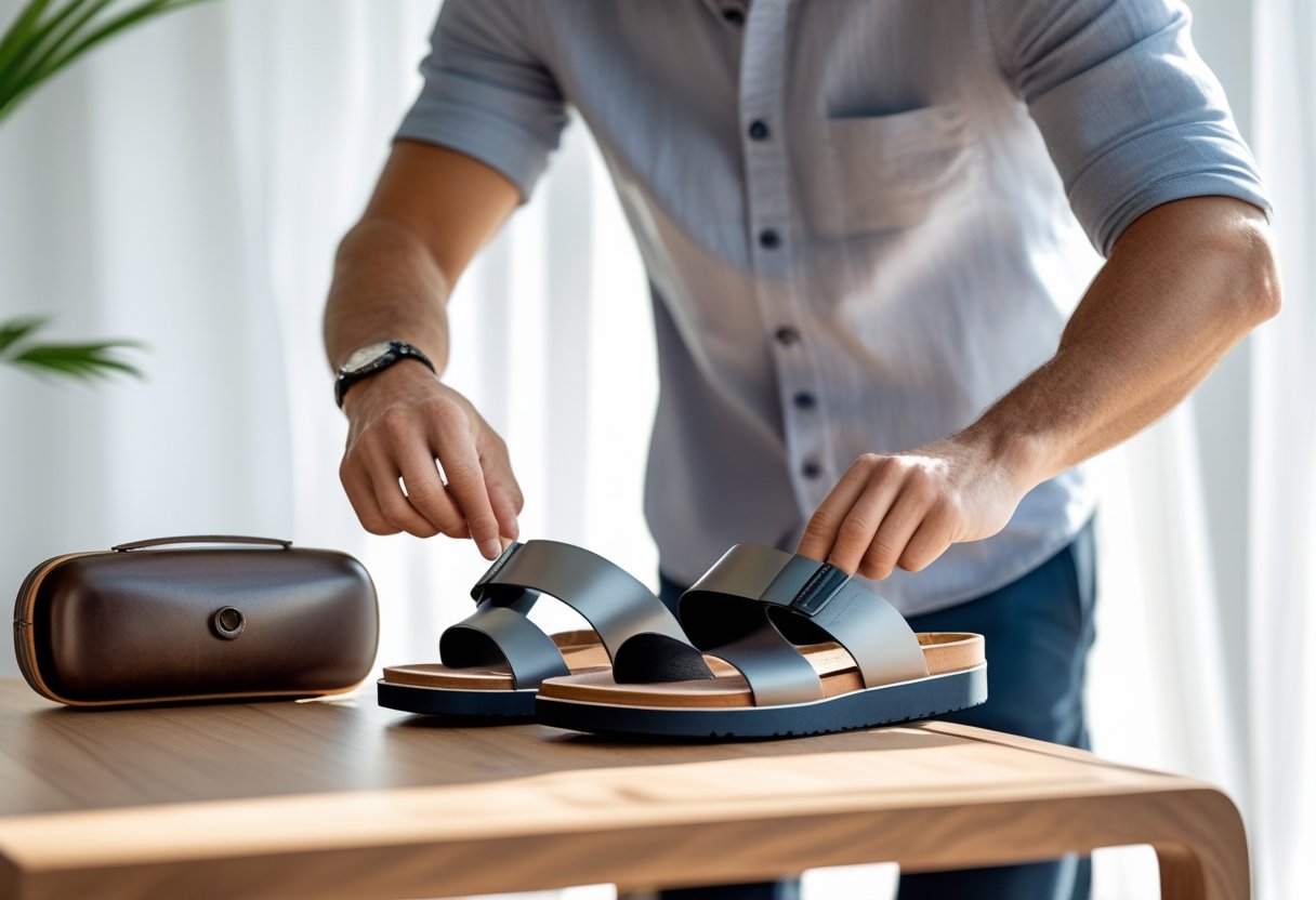 Sådan vælger du de perfekte sandaler til mænd og et brilleetui i lækkert design